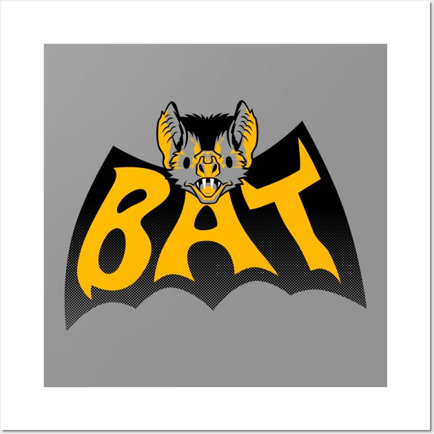 BAT in a bat shape Wall Art by GiMETZCO!